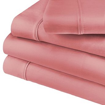 SUPERIOR 600 Thread Count Cotton Blend Deep-Pocket Sheet Set