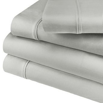 SUPERIOR 600 Thread Count Cotton Blend Deep-Pocket Sheet Set