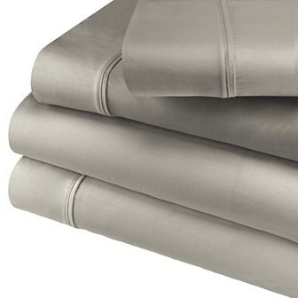 SUPERIOR 600 Thread Count Cotton Blend Deep-Pocket Sheet Set