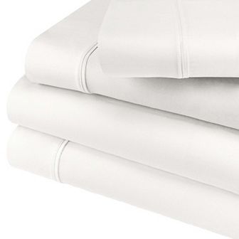SUPERIOR 600 Thread Count Cotton Blend Deep-Pocket Sheet Set