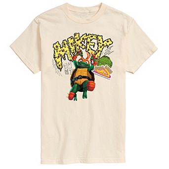 Men's Teenage Mutant Ninja Turtles Mutant Mayhem Mikey Pizza Time Graphic Tee