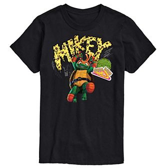 Men's Teenage Mutant Ninja Turtles Mutant Mayhem Mikey Pizza Time Graphic Tee
