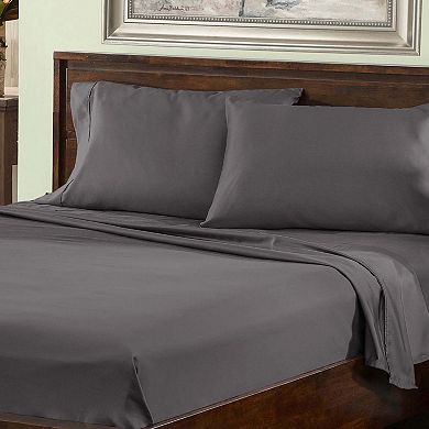 SUPERIOR 800 Thread Count Cotton Blend Deep-Pocket Sheet Set