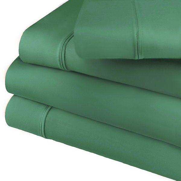 SUPERIOR 800 Thread Count Cotton Blend Deep-Pocket Sheet Set - Green (KING SET)