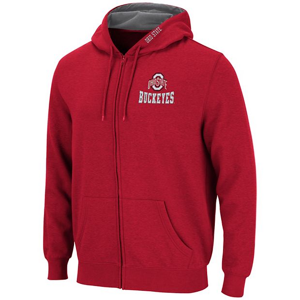 Men s Ohio State Buckeyes Full Zip Hoodie