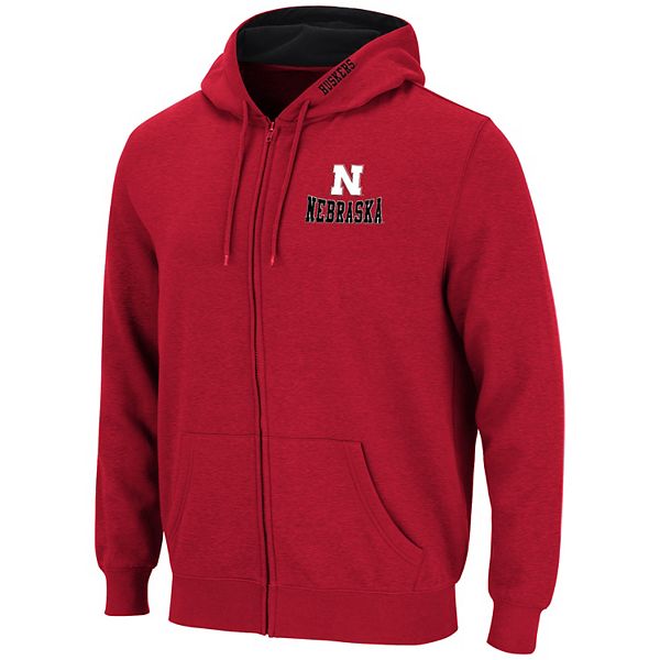 Men's Nebraska Cornhuskers Full Zip Hoodie