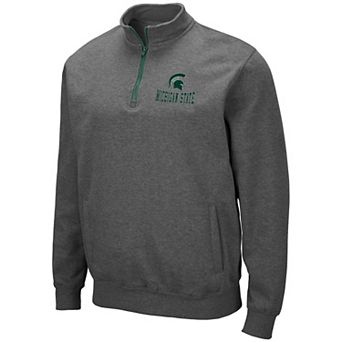 Men's Michigan State Spartans 1/4 Zip Fleece Sweatshirt