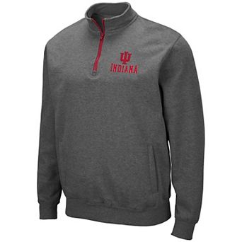 Men's Indiana Hoosiers 1/4 Zip Fleece Sweatshirt