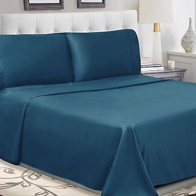 SUPERIOR 300 Thread Count Cotton Percale Sheet Set