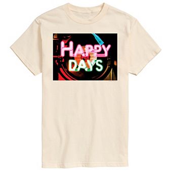 Men's Happy Days Jukebox Logo Graphic Tee