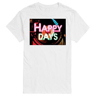Men's Happy Days Jukebox Logo Graphic Tee