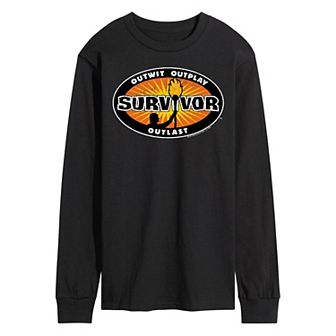 Men's Survivor Logo Long Sleeve Graphic Tee