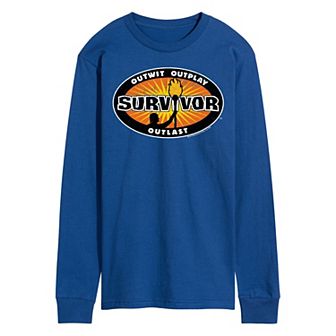 Men's Survivor Logo Long Sleeve Graphic Tee