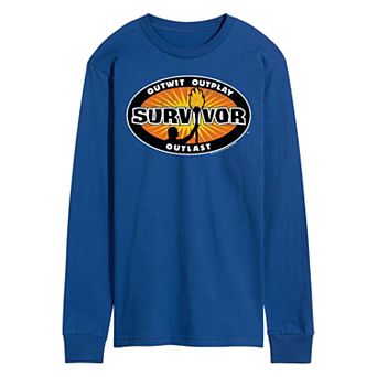 Men's Survivor Logo Long Sleeve Graphic Tee