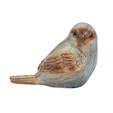 Melrose Rustic Blue Bird Figurine Table Decor 6-piece Set