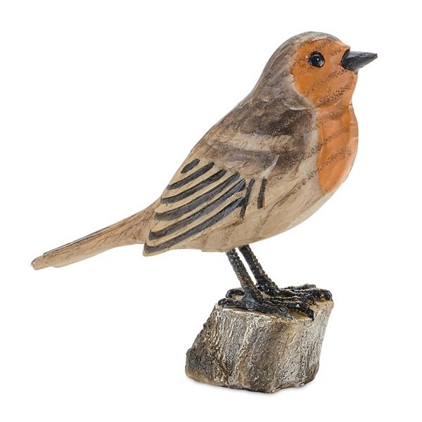 Melrose Rustic Bird Figurine Table Decor 2-piece Set