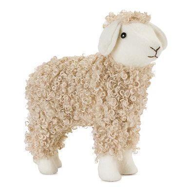 Melrose Standing Plush Sheep Table Decor 2-piece Set