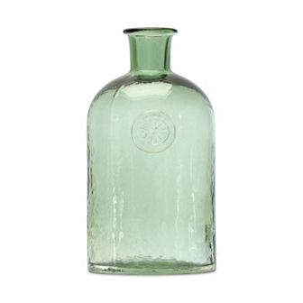 Melrose Sage Glass Bottle Neck Decorative Vase Table Decor