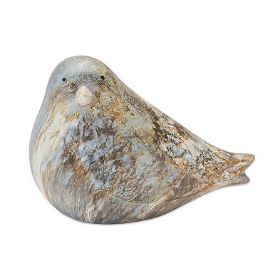 Melrose Bird Faux Marble Table Decor 2-piece Set