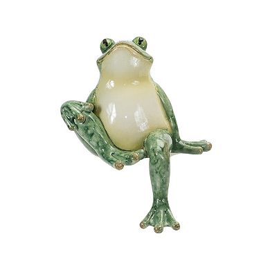 Melrose Garden Frog Shelf Table Decor 3-piece Set