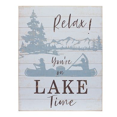 Melrose Lake Life Scene Wall Decor 2-piece Set