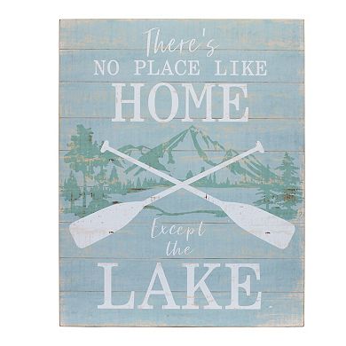 Melrose Lake Life Scene Wall Decor 2-piece Set