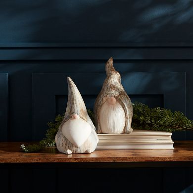 Melrose Modern Gnome Figurine Table Decor 2-piece Set