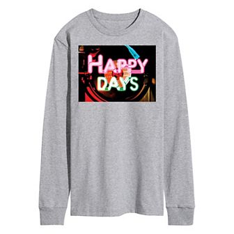 Men's Happy Days Jukebox Long Sleeve Tee