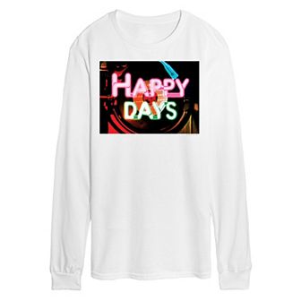 Men's Happy Days Jukebox Long Sleeve Tee