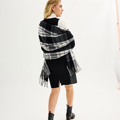 Women's Nine West Textured Soft Touch Wrap Scarf