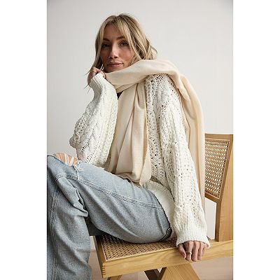Women's Nine West Textured Soft Touch Wrap Scarf
