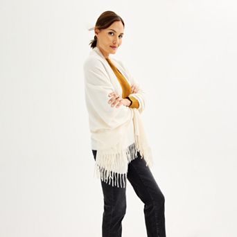 Women's Nine West Textured Soft Touch Wrap Scarf