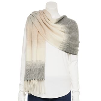 Women's Nine West Textured Soft Touch Wrap Scarf