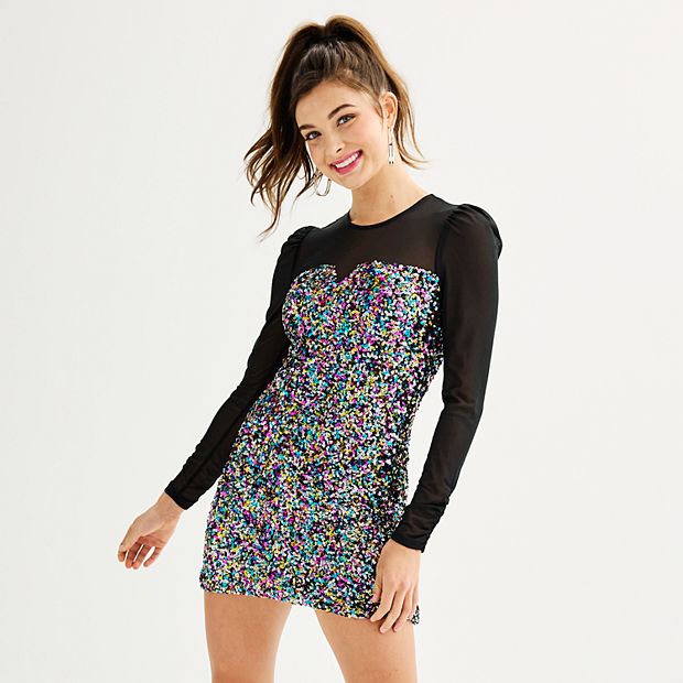 Juniors sequin dress best sale