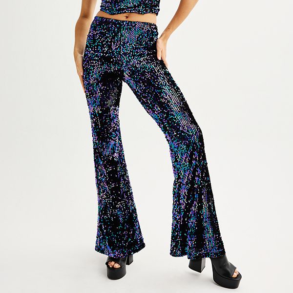 So Touchy Velvet Flare Pants