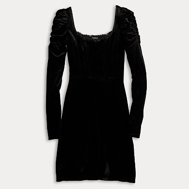 Juniors' SO® Bustier Velvet Dress