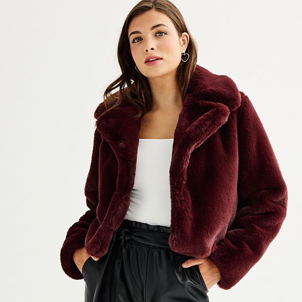 Kohls faux fur coat hotsell