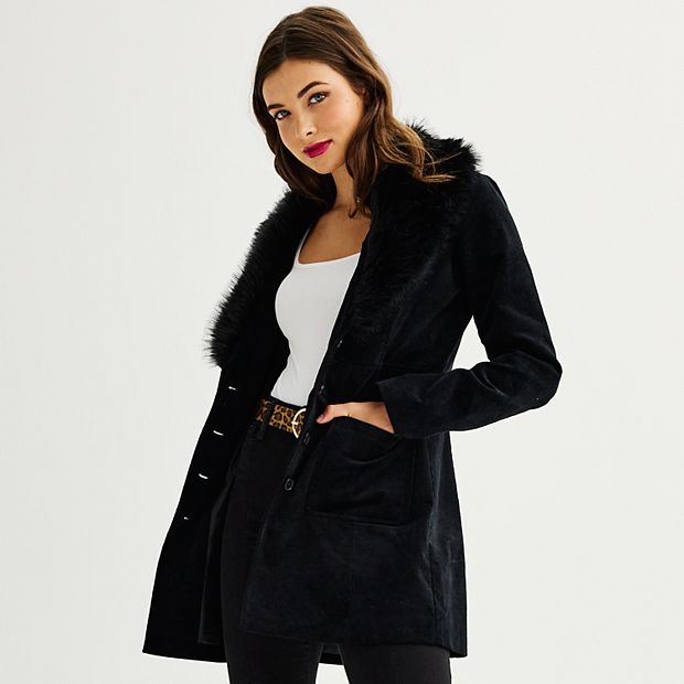 Faux fur outlet coat kohls