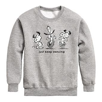 Boys 8-20 Peanuts Snoopy Just Dancing Fleece Sweatshirt