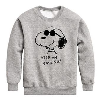 Boys 8-20 Peanuts Cool Joe Fleece Sweatshirt
