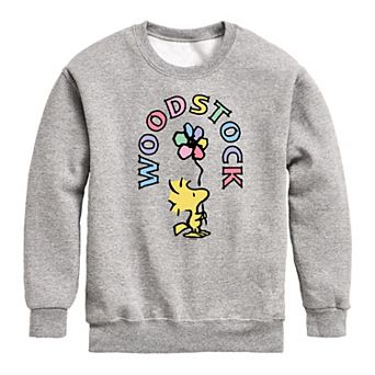 Boys 8-20 Peanuts Woodstock Flower Fleece Sweatshirt