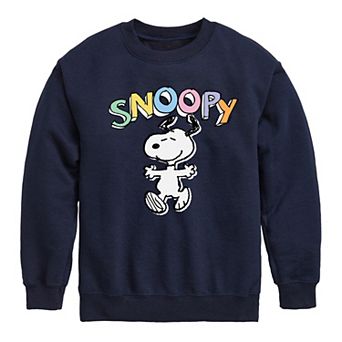 Boys 8-20 Peanuts Snoopy Sketchy Fleece Sweatshirt