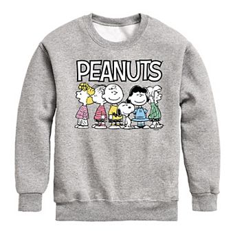 Boys 8-20 Peanuts Crew Fleece Sweatshirt