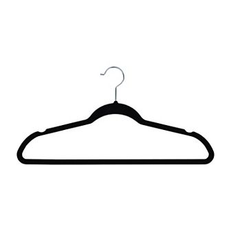 Belle Maison Flocked Hangers 25-Pack Set