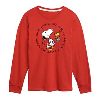 Boys 8-20 Peanuts Good Things Long Sleeve Tee