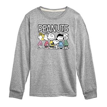 Boys 8-20 Peanuts Crew Long Sleeve Tee