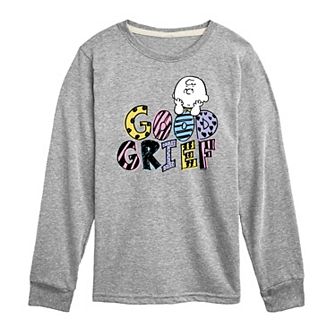 Boys 8-20 Peanuts Good Grief Long Sleeve Tee