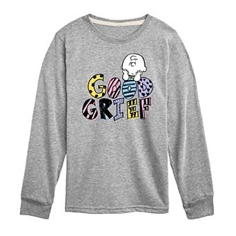 Boys 8-20 Peanuts Good Grief Long Sleeve Tee
