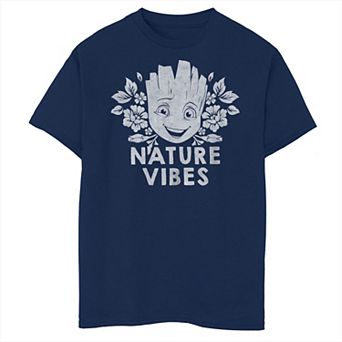 Boys 8-20 & Husky Guardians of the Galaxy Groot Nature Vibes Graphic Tee