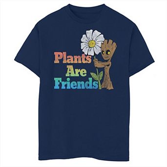 Boys 8-20 & Husky Guardians of the Galaxy Classic Baby Groot Plants Are Friends Graphic Tee